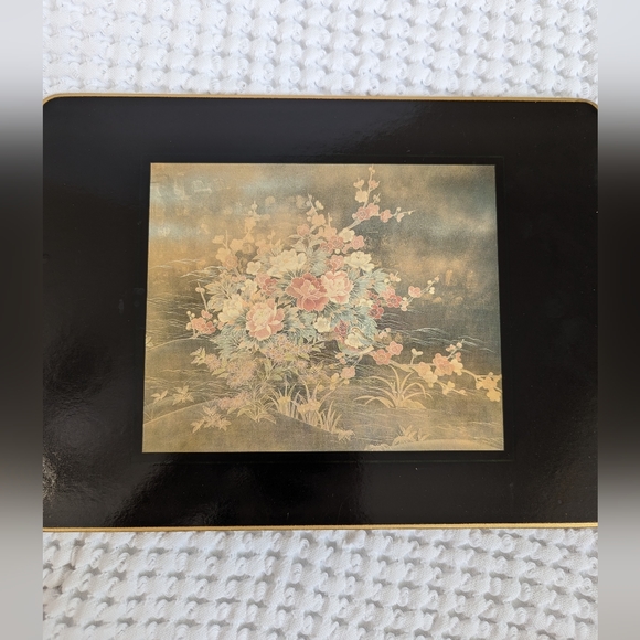 🎩 8.5"x11.5" Clover Leaf Cork Table Mat Set of 6 - Vintage - Picture 9 of 14